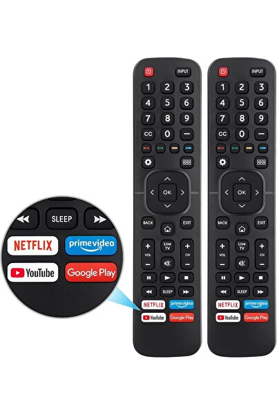 Generic Pack of 2 Universal TV Remote EN2A27 - ELTERAZONE