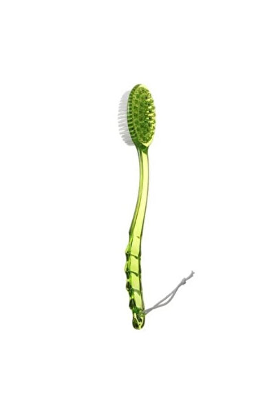 OEM Long-handled exfoliating bath brush, 36 x 7 cm, Green