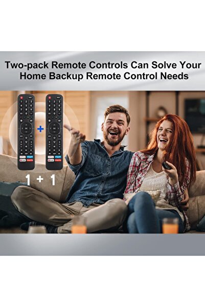 Generic Pack of 2 Universal TV Remote EN2A27 - ELTERAZONE