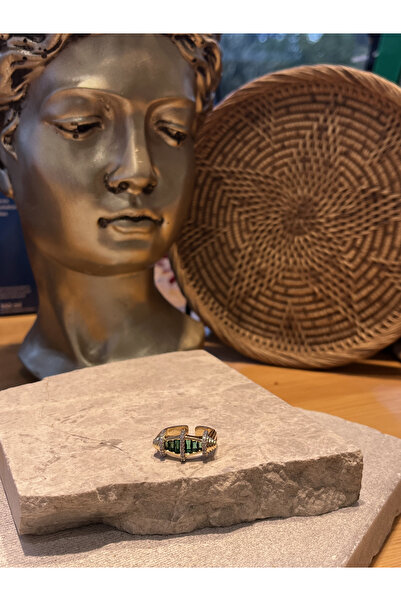 nunu takı خاتم مطرز بالحجر الأخضر