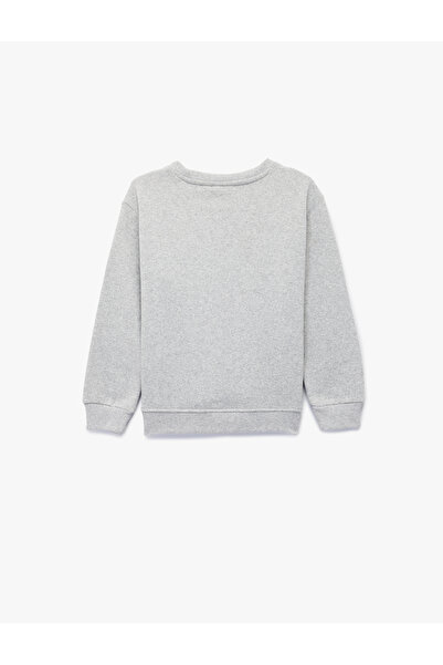 Koton Φούτερ με μακρύ μανίκι μπάσκετ με τύπωμα