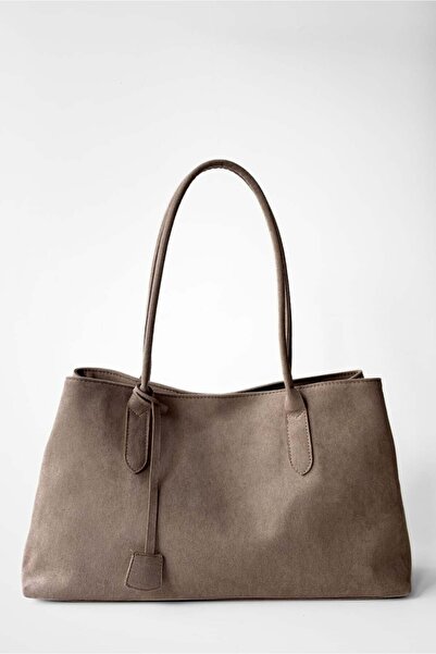 Yuka Atelier Lyon Süet Tote Çanta