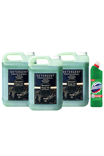 Fabrica de Detergent Pachet cu 3 x Detergent profesional Baccarat + Dezinfectant Toaleta Cadou