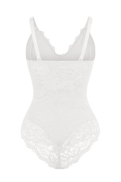 VEYA Lace corset, elegant compression corset with straps and full support