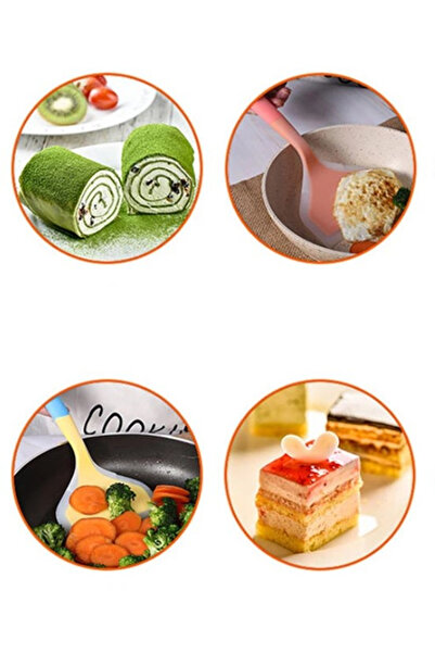 OEM Spatula din silicon, antiaderent, Portocaliu