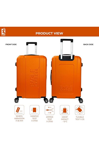 EAGLE EXPRESS PATRON ABS HARD TROLLEY 28 inch ORANGE