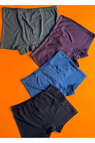 Elosia Arviden |   4-Pack Modal Fabric, Thin Ribbed Lycra Men's Boxers