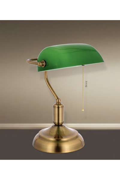 Cristalin Aydınlatma Banker Original Bronze Table Lamp