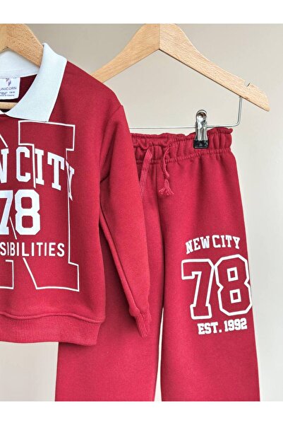 MeaShop Girl's College Model Tracksuit Set