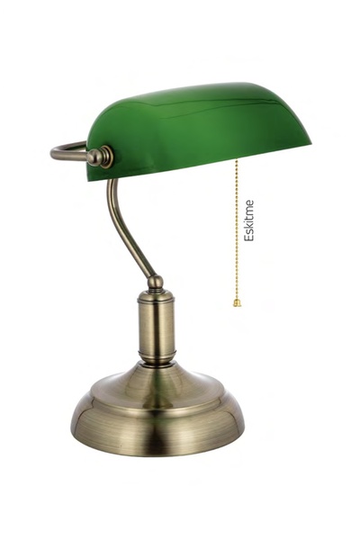 Cristalin Aydınlatma Banker Original Vintage Table Lamp