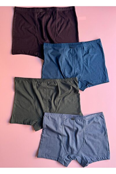 Elosia Arviden |   4-Pack Modal Fabric, Thin Ribbed Lycra Men's Boxers