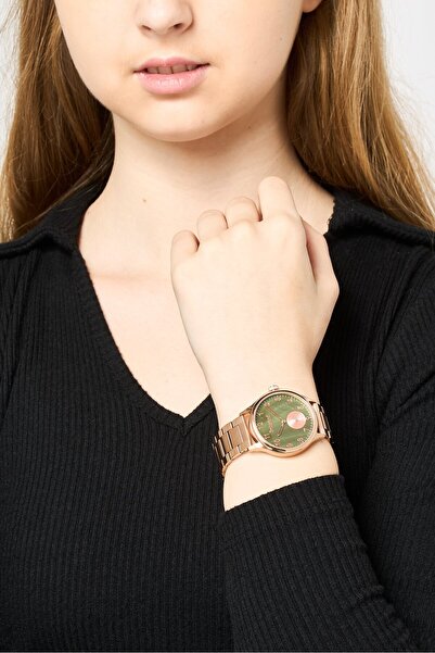 Timberland Women TDWLG2231706 Stainless Steel Analog Watch 36 mm, Rose Gold