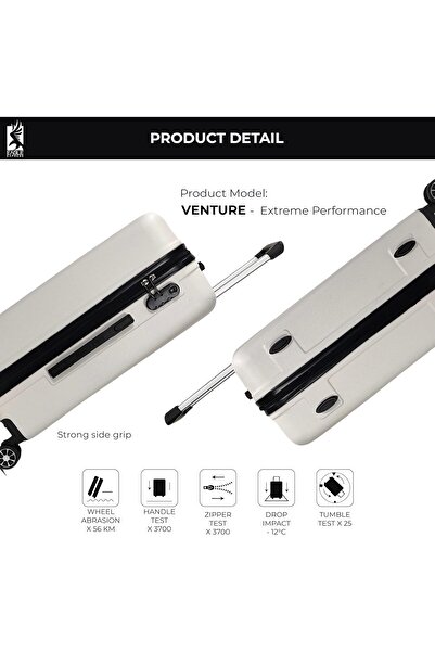 EAGLE EXPRESS VENTURE ABS Hard Trolley 20 inch - White