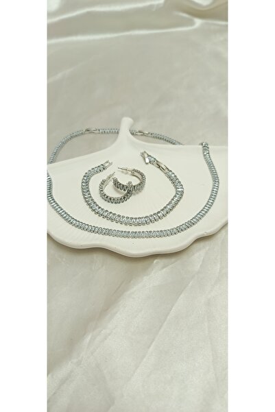 AYKE AKSESUAR çelik su yolu silver takım