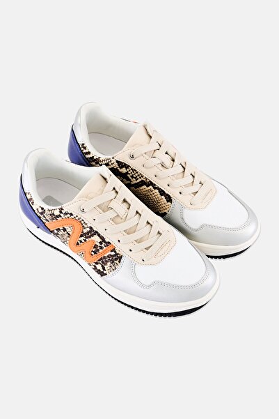 Nine West Women SAKEN2PR Lace Up Sneakers, Multicolor