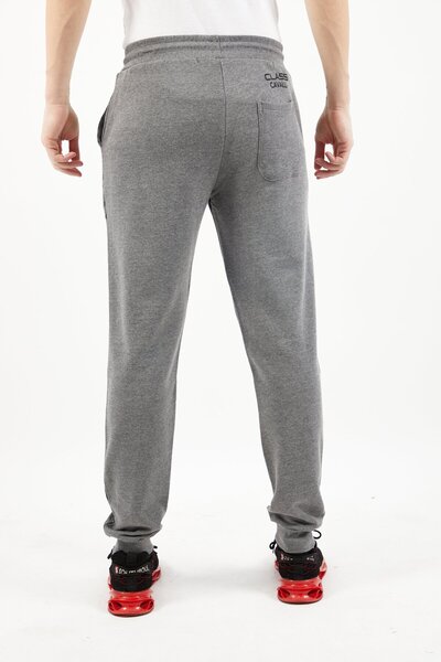 Cavalli Class Men Allover Print Drawstring Sweatpants, Grey