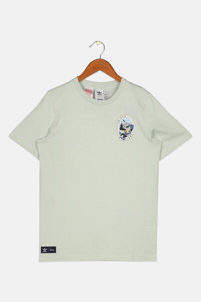 adidas تي شيرت أصلي من ديزني كيدز للأولاد بياقة دائرية وأكمام قصيرة وطبعة ميك...