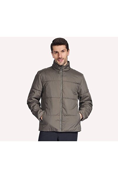 SKECHERS Jacket GO SHIELD Cozy Fit Traverse Down Jacket, Gray, Men