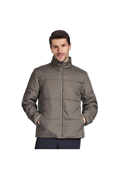 SKECHERS Pánská péřová bunda GO SHIELD Cozy Fit Traverse, šedá