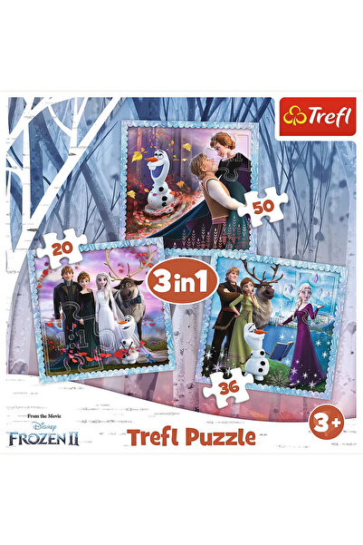 Trefl ПЪЗЕЛ 3В1 FROZEN2 REGATUL DE GHEATA