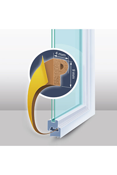 DELIGHT Self-adhesive tape for sealing doors and windows
