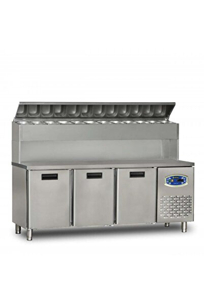 Dampak 3 Kapılı Yüksek Monte Pizza Hazırlık Dolabı 450 200 x 70 x 133 (cm)