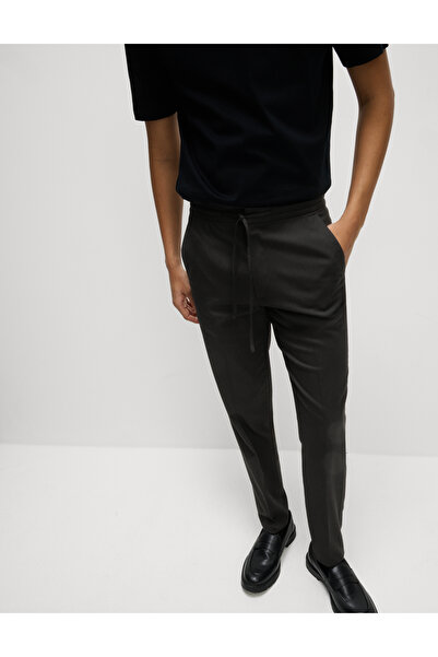 Marks & Spencer Tapered Fit Lastikli Bel Pantolon