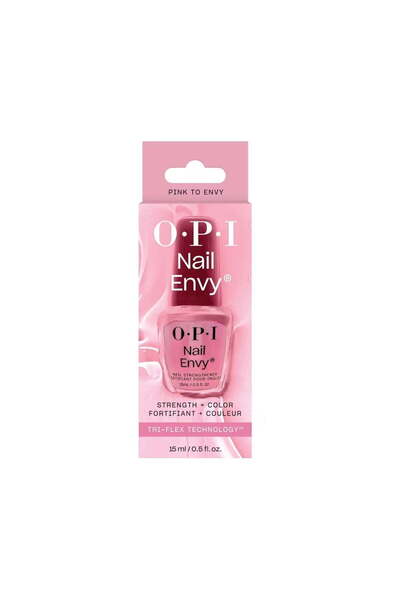 OPI Nail Strengthening and Color Treatment, OPI, Nail Envy, Pink to Envy, 15ml