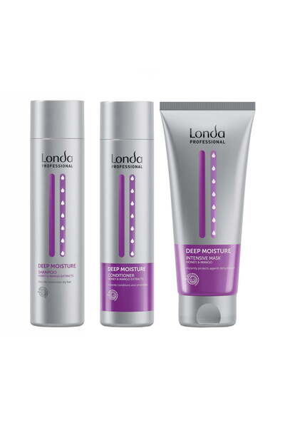 Londa Professional Package for dry hair, Londa Professional, Deep Moisture Shampoo 250ml + Deep Moisture Conditioner 250ml