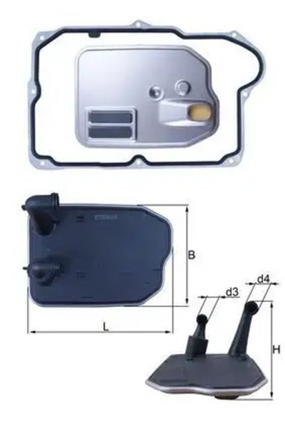 MAHLE HX161D Sanziman Filtresi A2463710780 A2463770395 A2463771400