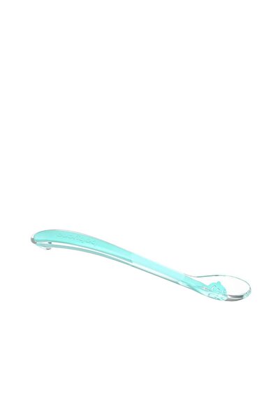 Babyono Lingura din silicon turcoaz,