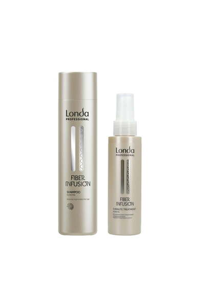 Londa Professional Package for damaged hair, Londa Professional, Fiber Infusion Shampoo 250ml + 5min Treatment 100ml