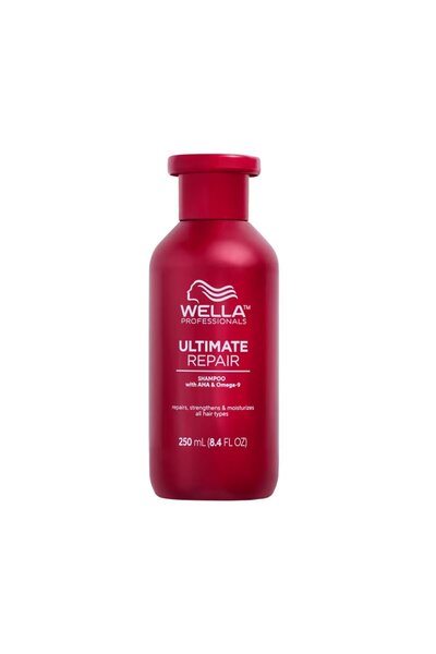 Wella Professionals Repairing shampoo for damaged hair, Wella Professionals, Ultimate Repair Shampoo Step 1, 250 ml