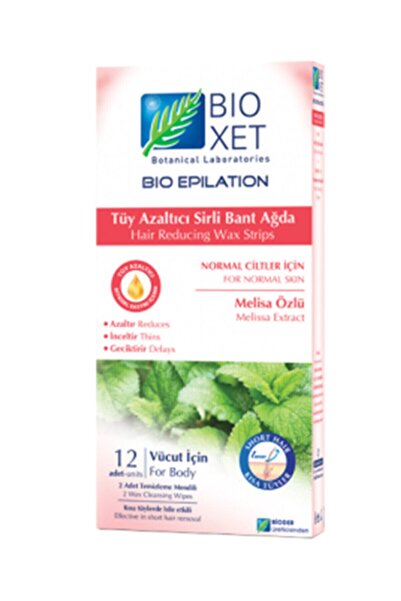Bioder Normal Ciltler Tüy Azaltıcı Sirli Bant Ağda 8680512604556