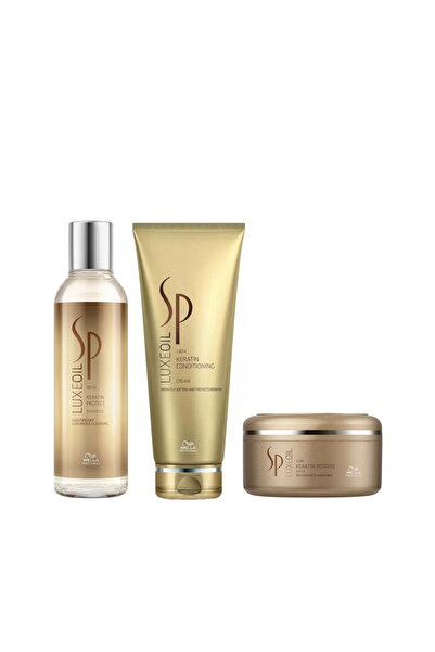 Wella Professionals Reconstruction set, SP, Luxeoil Keratin Protect, Shampoo 200ml+Conditioner 200ml+Mask 150ml