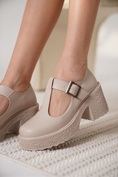 modaserdem Modasrdm Women's Beige Casual Shoes