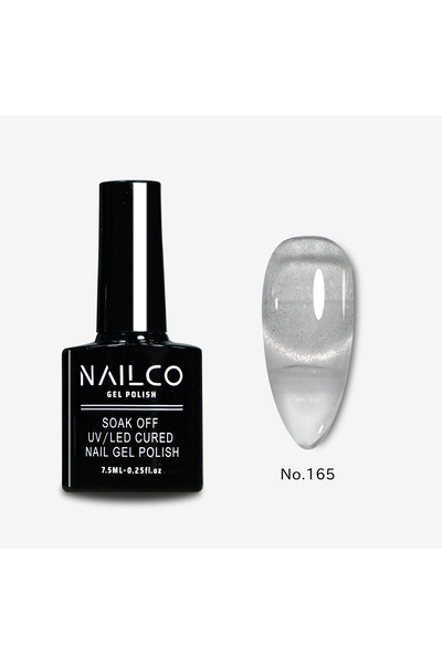 Naıl Co Uv Led Kalıcı Oje 7.5 ml Kedi Gözü Cat Eye Magnetik Seri Nailco 165