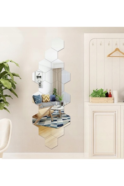 Other Set of 10 Acrylic MIRRORS Hexagon MIRROR 265