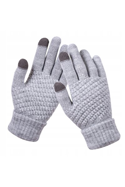Other Acrylic Warm TOUCH GLOVES Gray R02