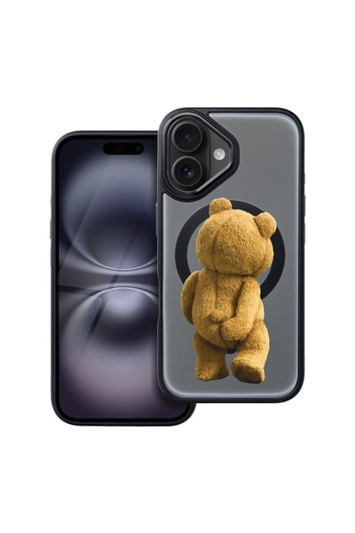 bestcase Θήκη MagSafe Shield για Apple iPhone 16, Κρυφή λήψη αρκουδάκι, husa ...