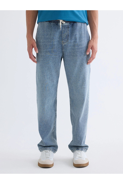 LC Waikiki Lcw Jeans Indigo Baggy Fit Men's Jean Trousers