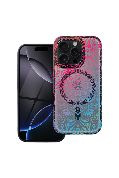 bestcase Carcasă MagSafe Shield pentru Apple iPhone 12 Pro, culoare Mandala, ...