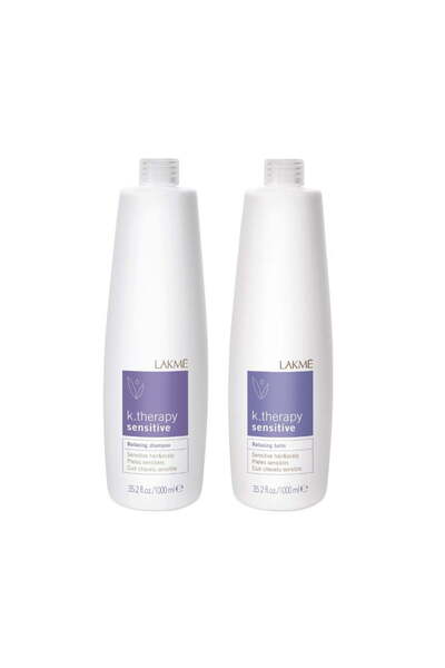 Lakme Set for sensitive scalp and hair, Lakme, K.Therapy Sensitive, Shampoo 1000ml + Conditioner 1000ml
