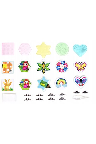 OEM Creative Educational Set, Thermo-adhesive Beads, 5020 Pieces, 10 Templates, 6 Years +, Multicolor