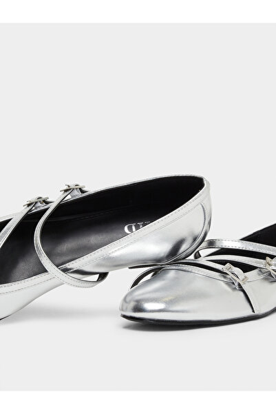 Raid By Styli Maisy Mary Jane Buckle Ballet Flats