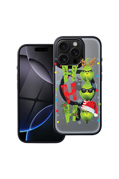 bestcase Husă MagSafe Shield pentru Apple iPhone 12 Pro, Grinches - Ho Ho Ho,...