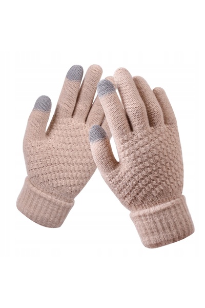 Other Mănuși acrilice calde la atingere bej R02