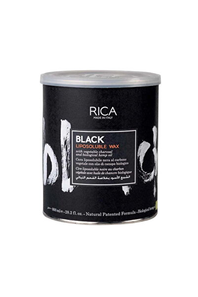 RICA Липоразтворим восък за епилация, Rica, Черен липоразтворим восък, 800 мл