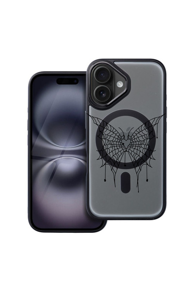 bestcase Carcasă MagSafe Shield pentru Apple iPhone 16, fluture, husa 1937307...