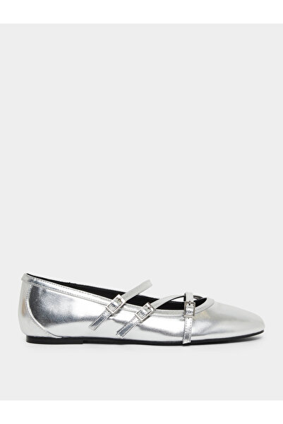 Raid By Styli Maisy Mary Jane Buckle Ballet Flats